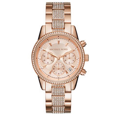 michael kors damenuhr dunkelblau|Michael Kors watches macy's.